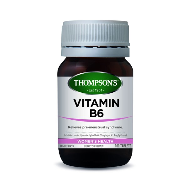Thompson's Vitamin B6 100 Tablets