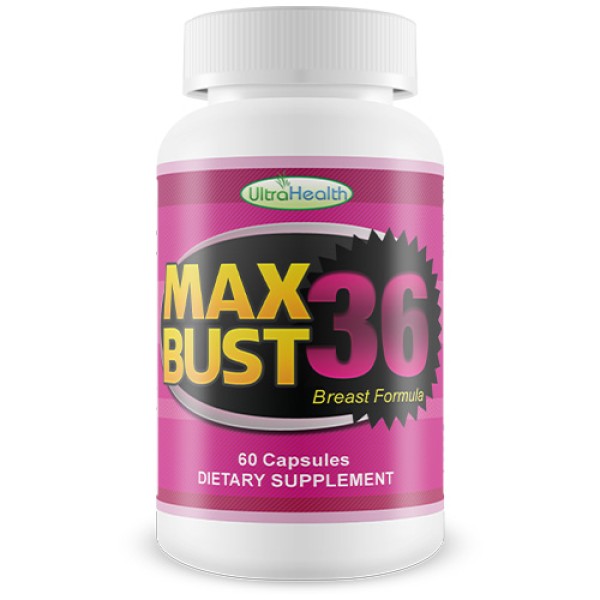 Ultra Health MaxBust36 Breast Enhancer 60 Capsules