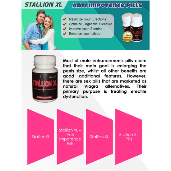 Ultra Health Stallion XL Erectile Health 60 Capsules