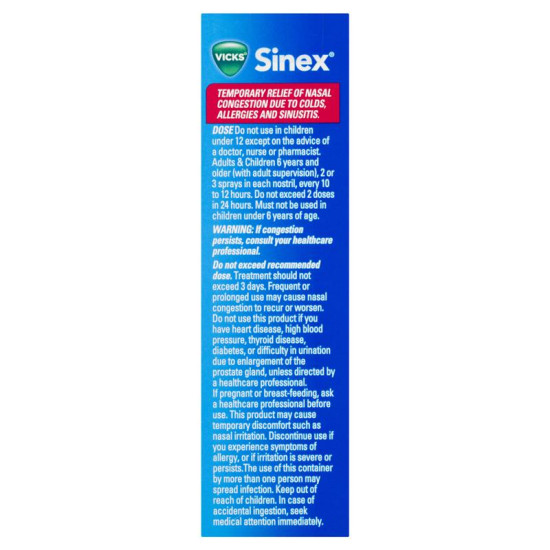 Vicks Sinex Nasal Spray - Decongestant