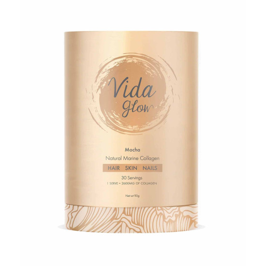 Vida Glow Natural Marine Collagen Mocha 30 Sachets