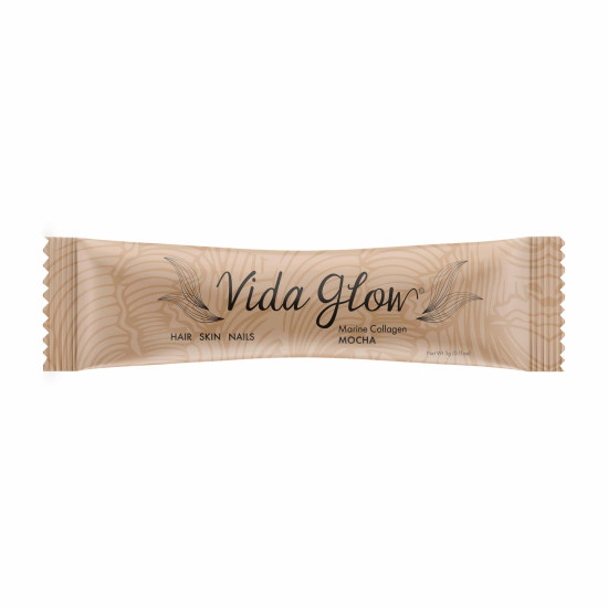 Vida Glow Natural Marine Collagen Mocha 30 Sachets