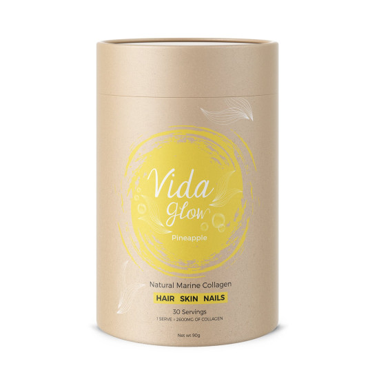 Vida Glow Natural Marine Collagen Pineapple 30 Sachets