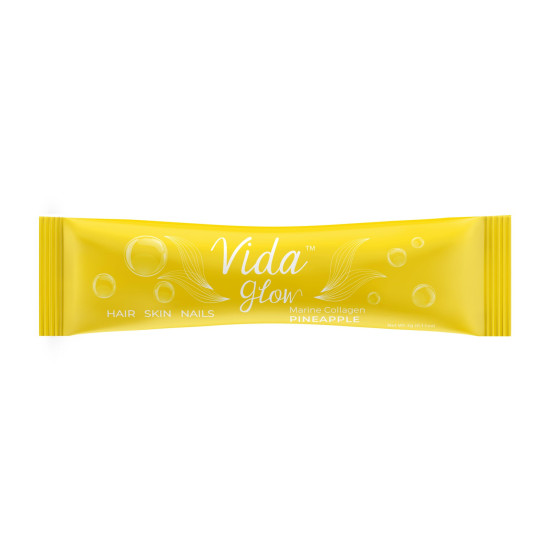 Vida Glow Natural Marine Collagen Pineapple 30 Sachets