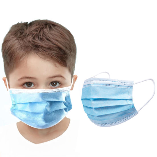 Kids Blue Surgical Face Masks - Latex Free