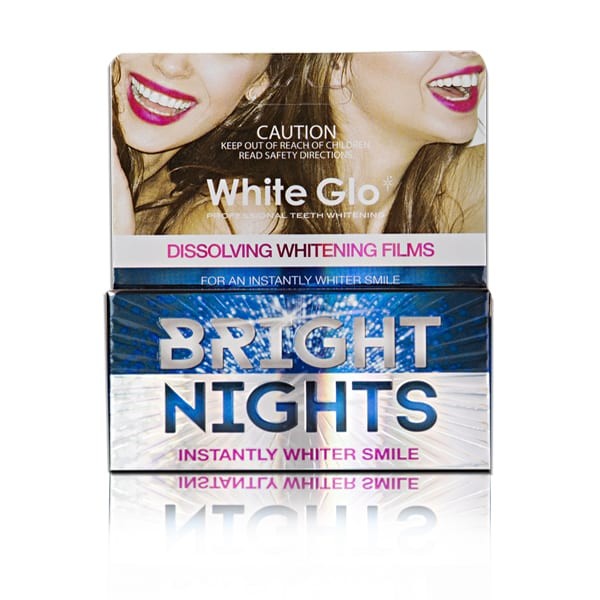 White Glo Bright Nights Whitening Strips 6s