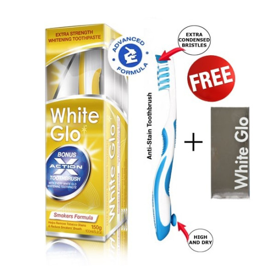 White Glo Toothpaste Smokers Formula 150g