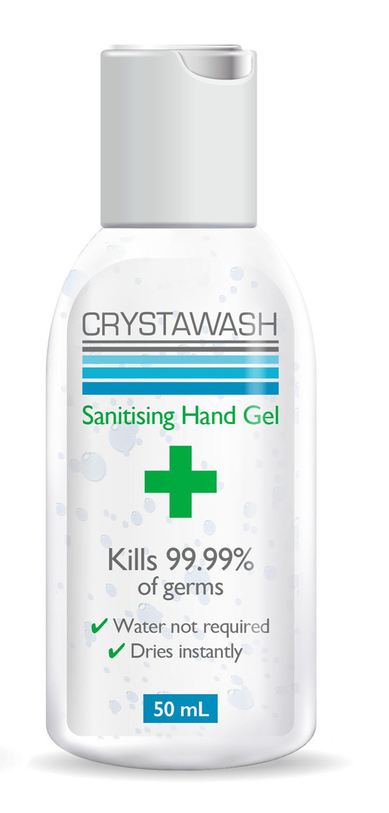 Crystawash Hand Sanitiser Gel