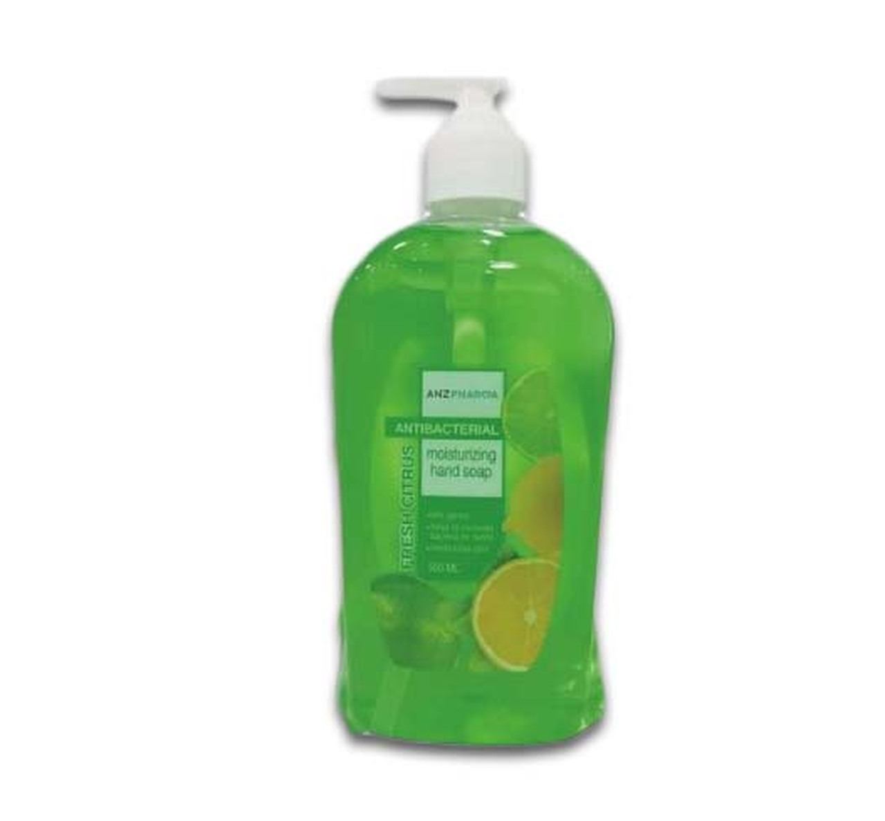 ANZ Pharma Antibacterial Hand Wash 500ml Fresh Citrus
