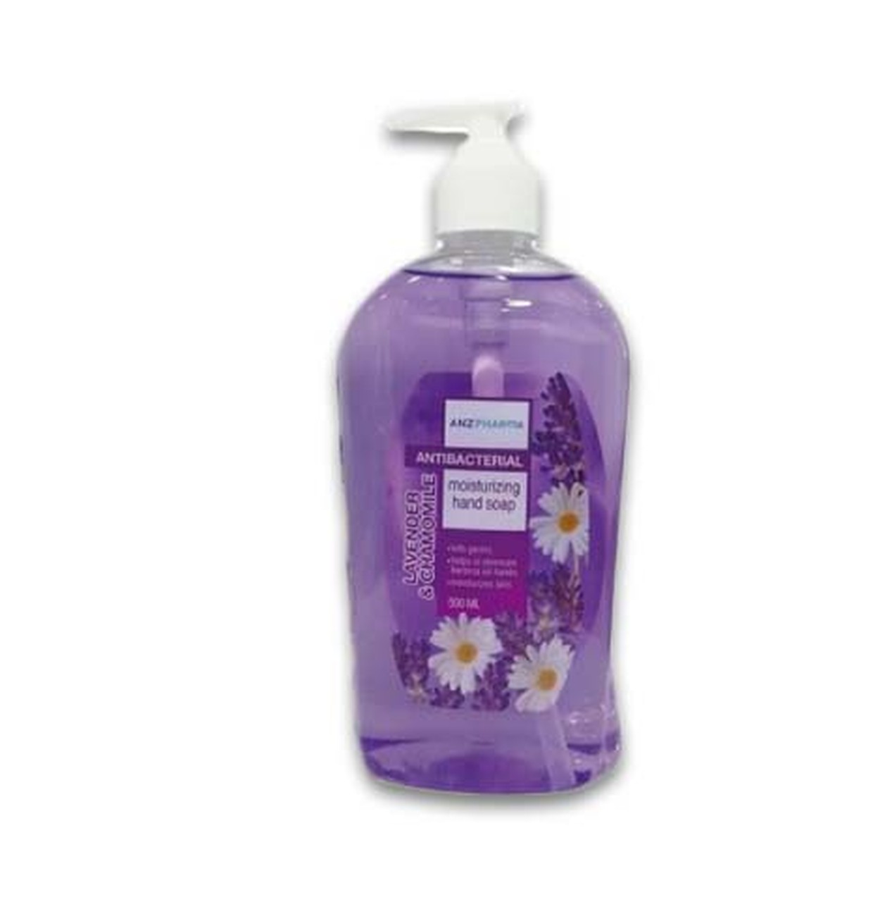 ANZ Pharma Antibacterial Hand Wash 500ml Lavender & Chamomile
