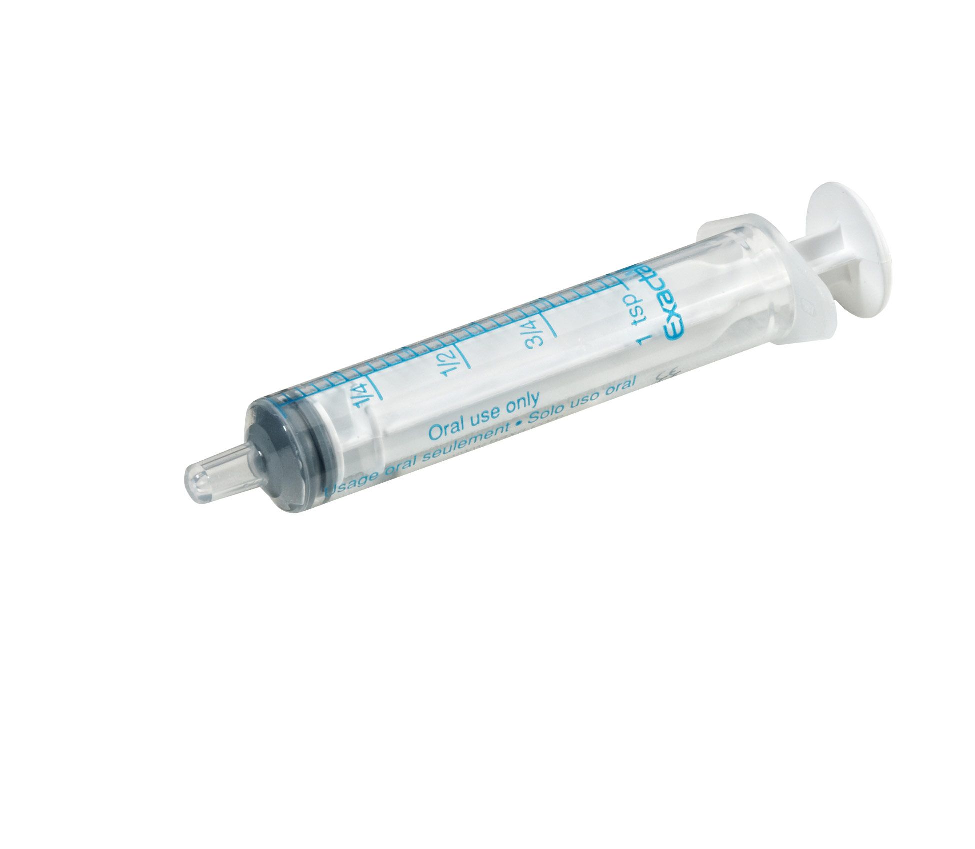 ExactaMed Oral Disposable Syringe Clear 3ml Single Unit