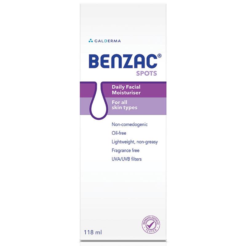 Benzac Daily Face Moisturiser 118ml