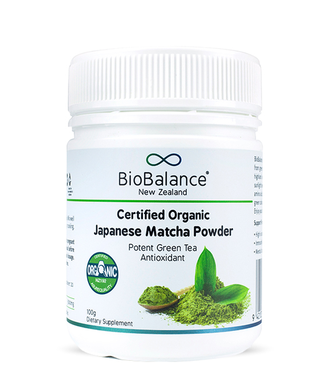 Bio Balance Certified Organic Japanese Matcha Powder 100g