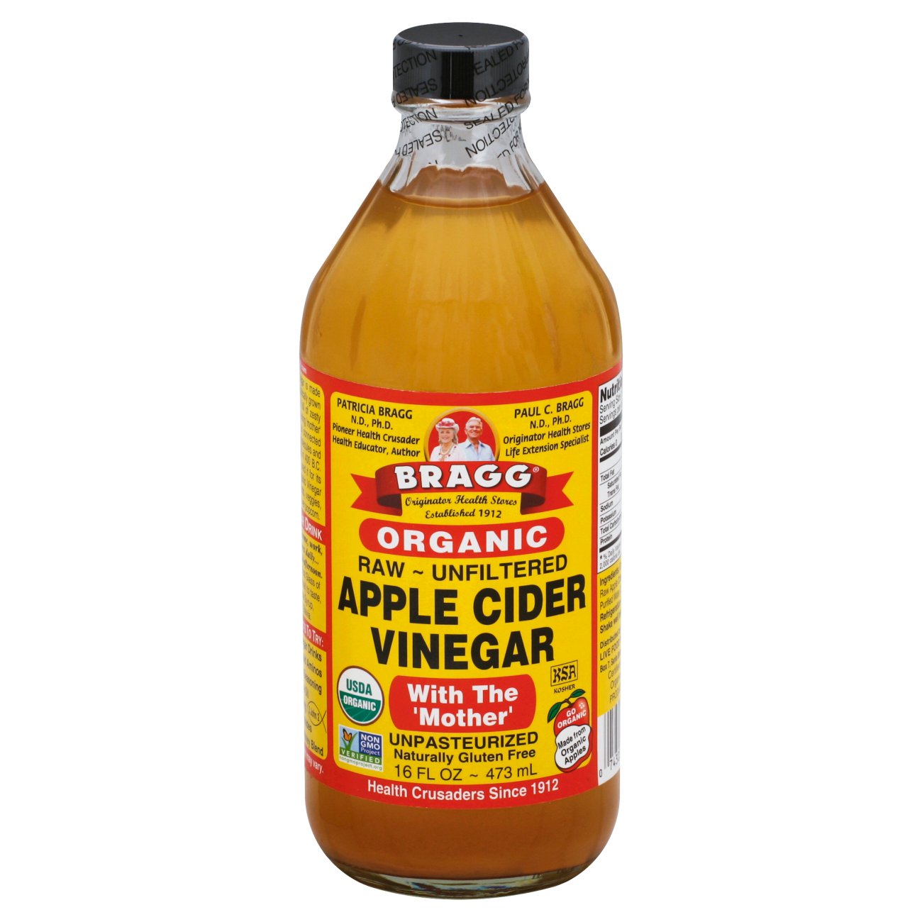 Bragg Apple Cider Vinegar Organic 473ml or 946ml