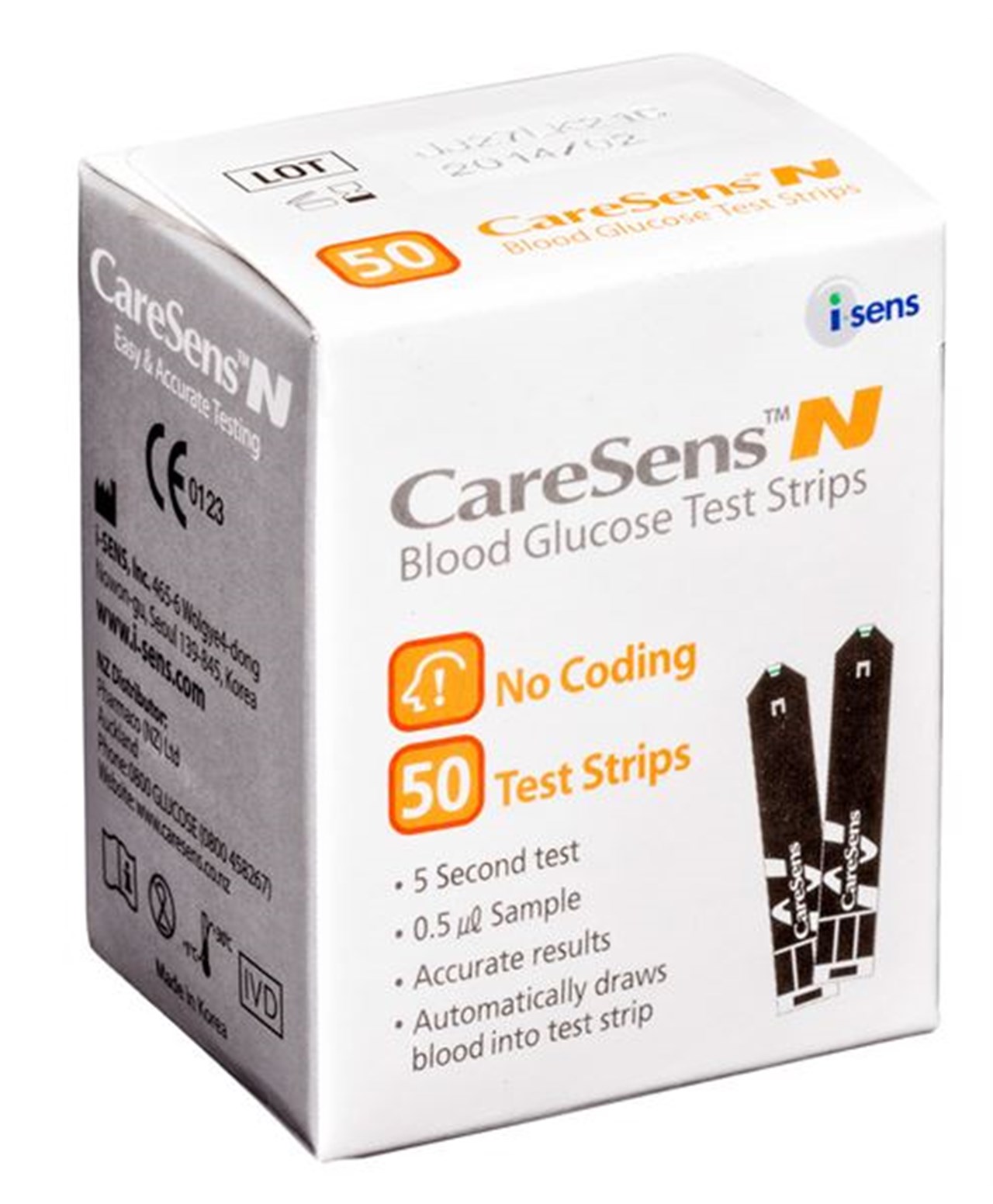 CareSens N Blood Glucose 50 Test Strips