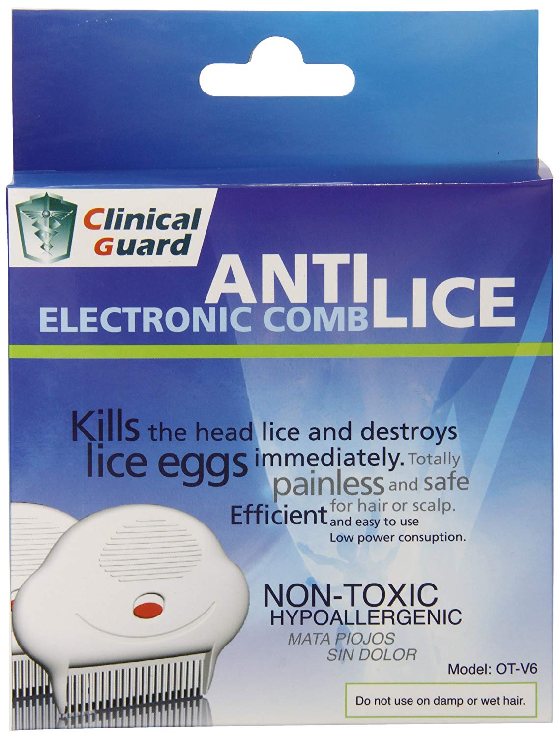 Clinical Guard Anti Lice Electronic Comb
