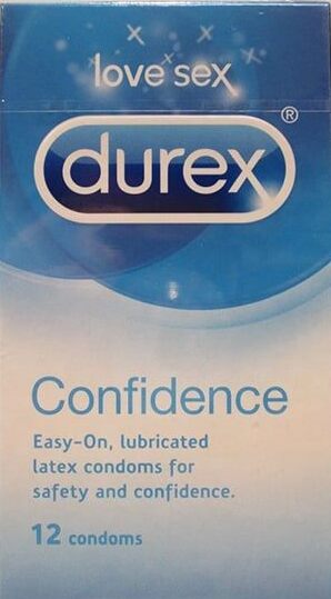 Durex Confidence Condoms 56mm Width 12 Pk