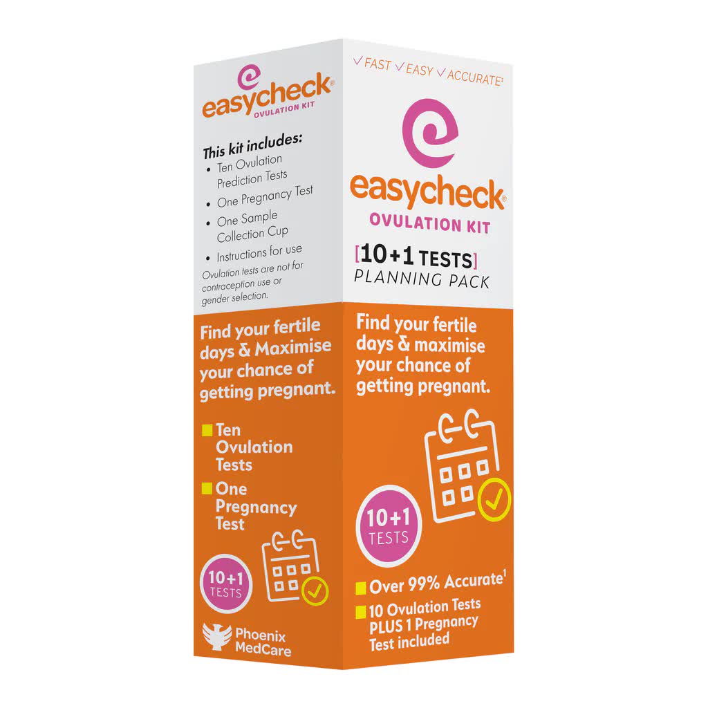 EasyCheck Ovulation Kit 10 + 1 Tests