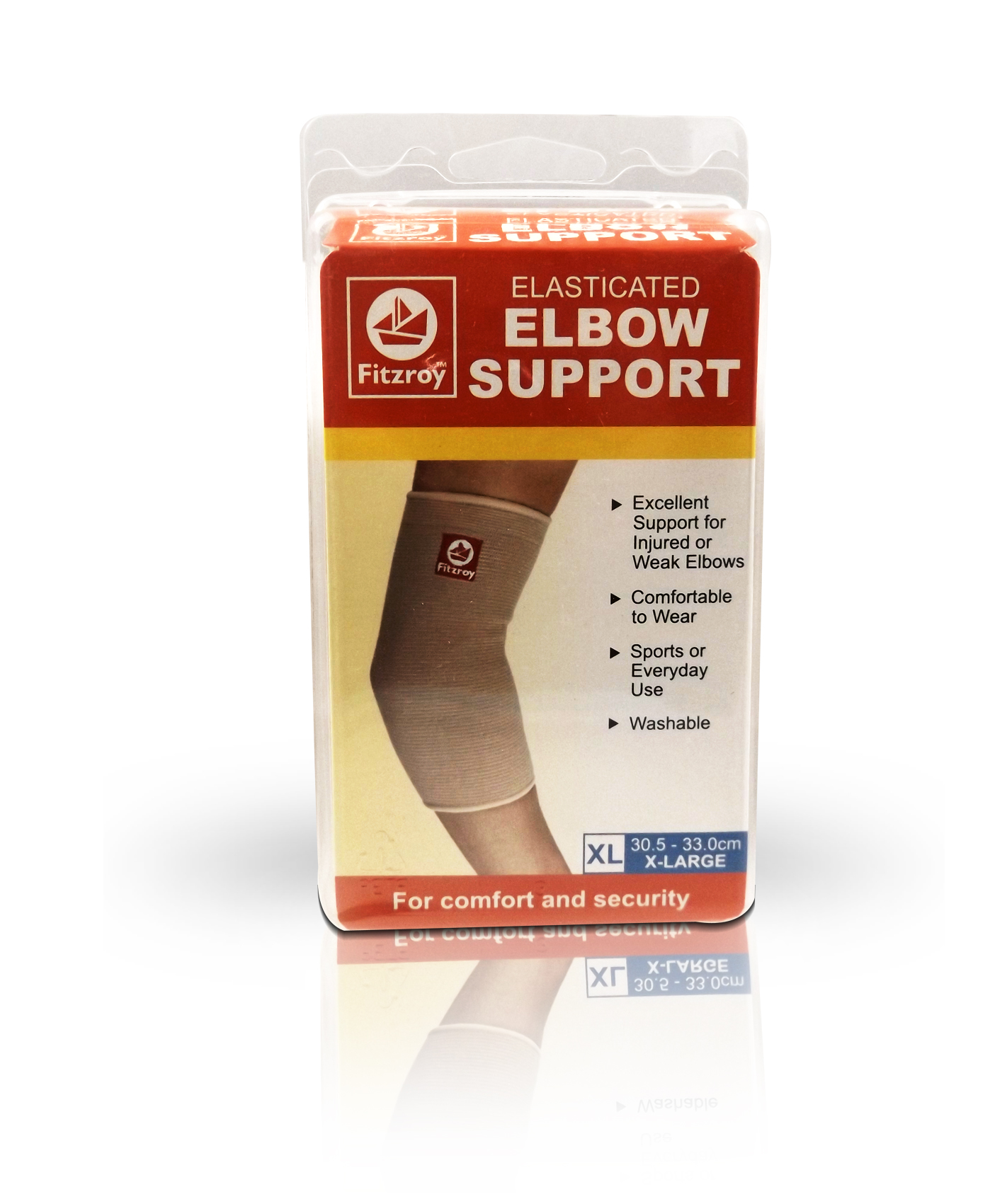 Fitzroy Elasticated Elbow Support - X-Large Size