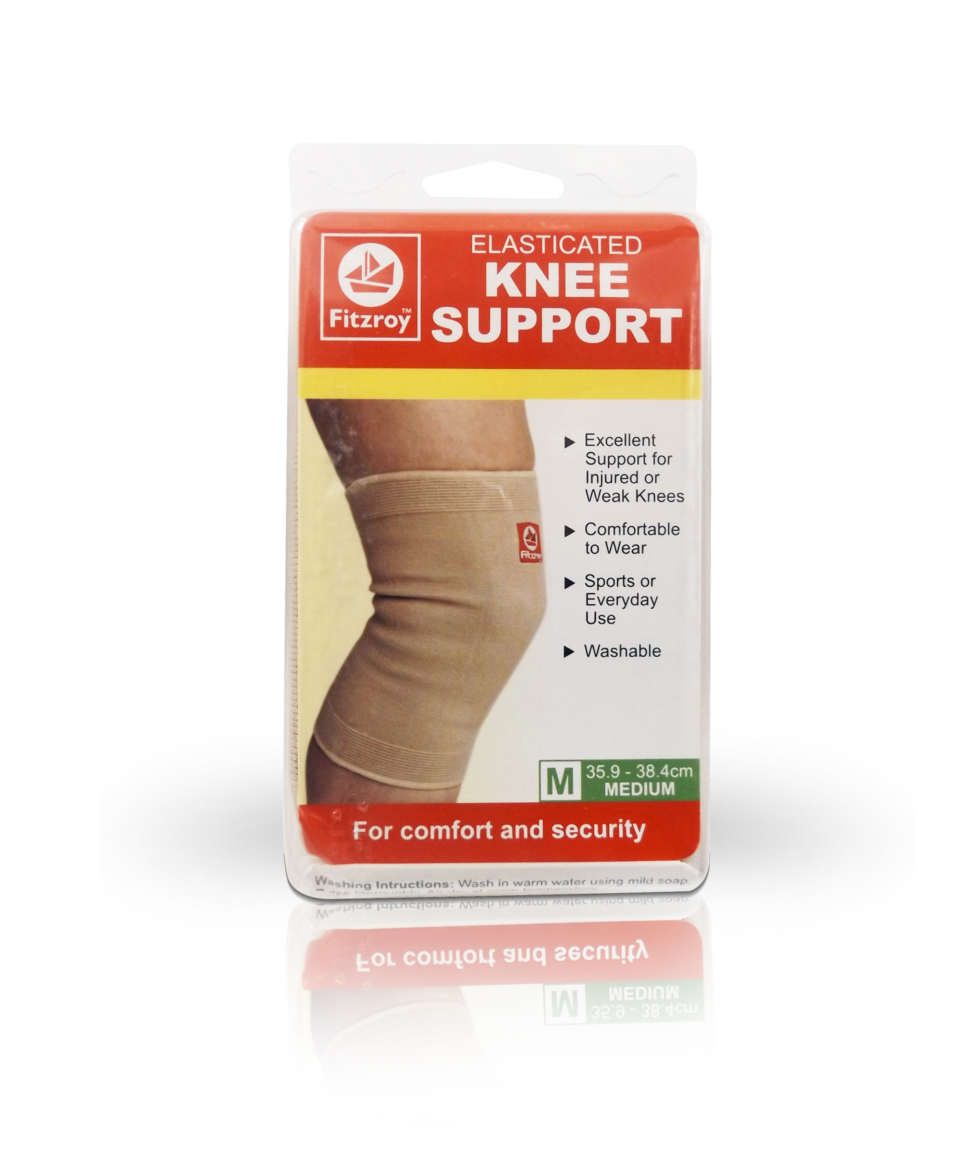 Fitzroy Elasticated Knee Support - Medium Size