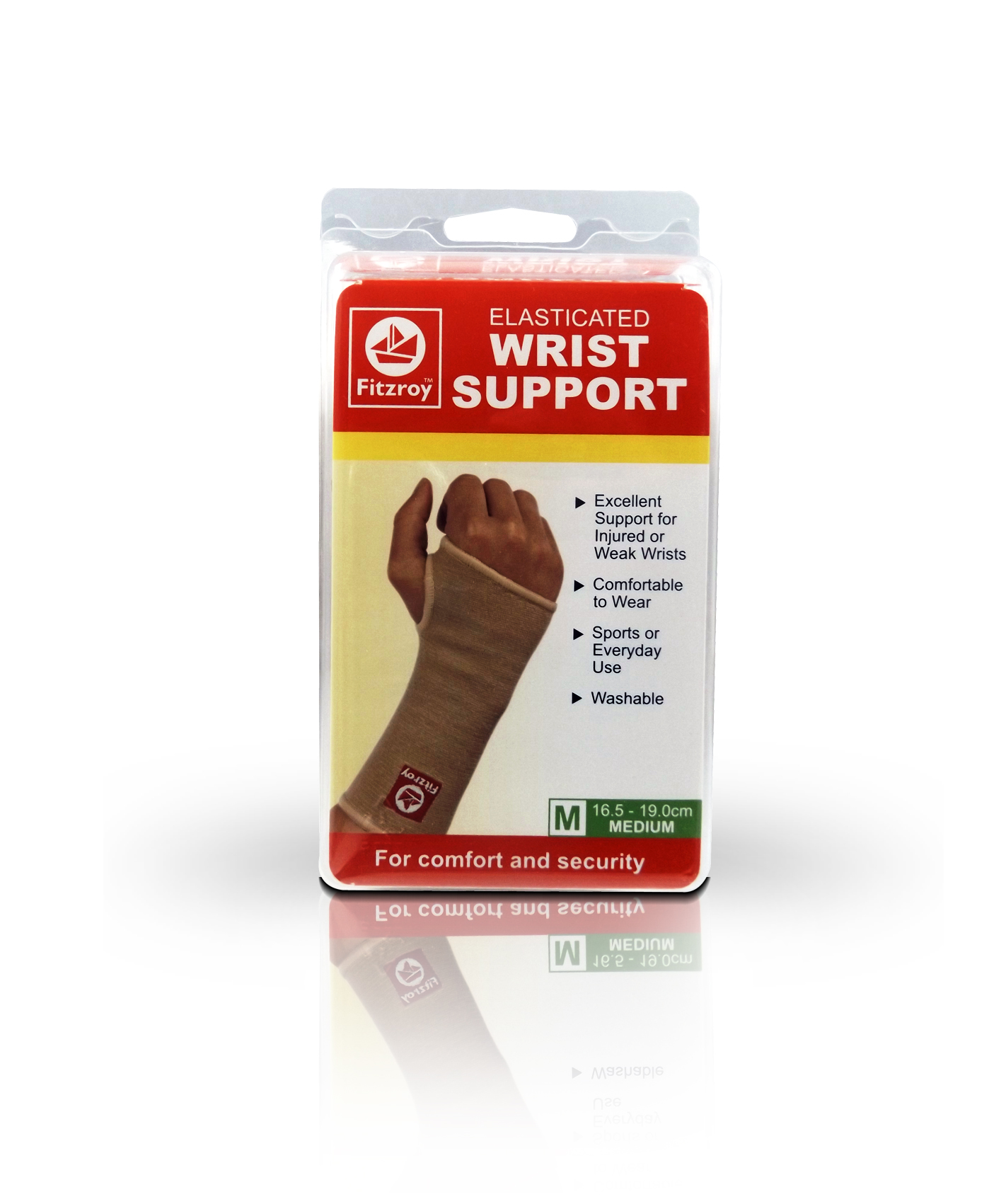 Fitzroy Elasticated Wrist Support - Medium Size