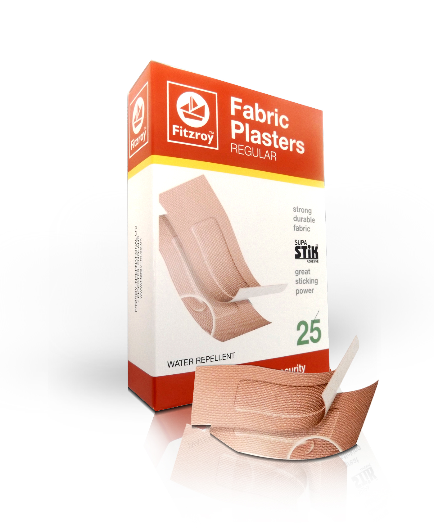 Fitzroy Regular Fabric Plasters 25 Pieces