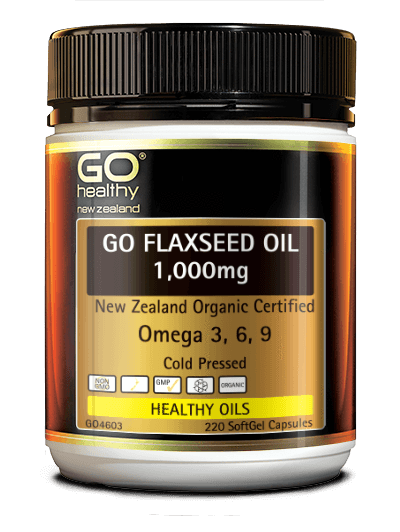 GO Healthy GO Flaxseed Oil 1000mg 220 Capsules