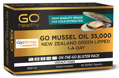 GO Healthy GO Mussel Oil 35,000mg 60 Capsules