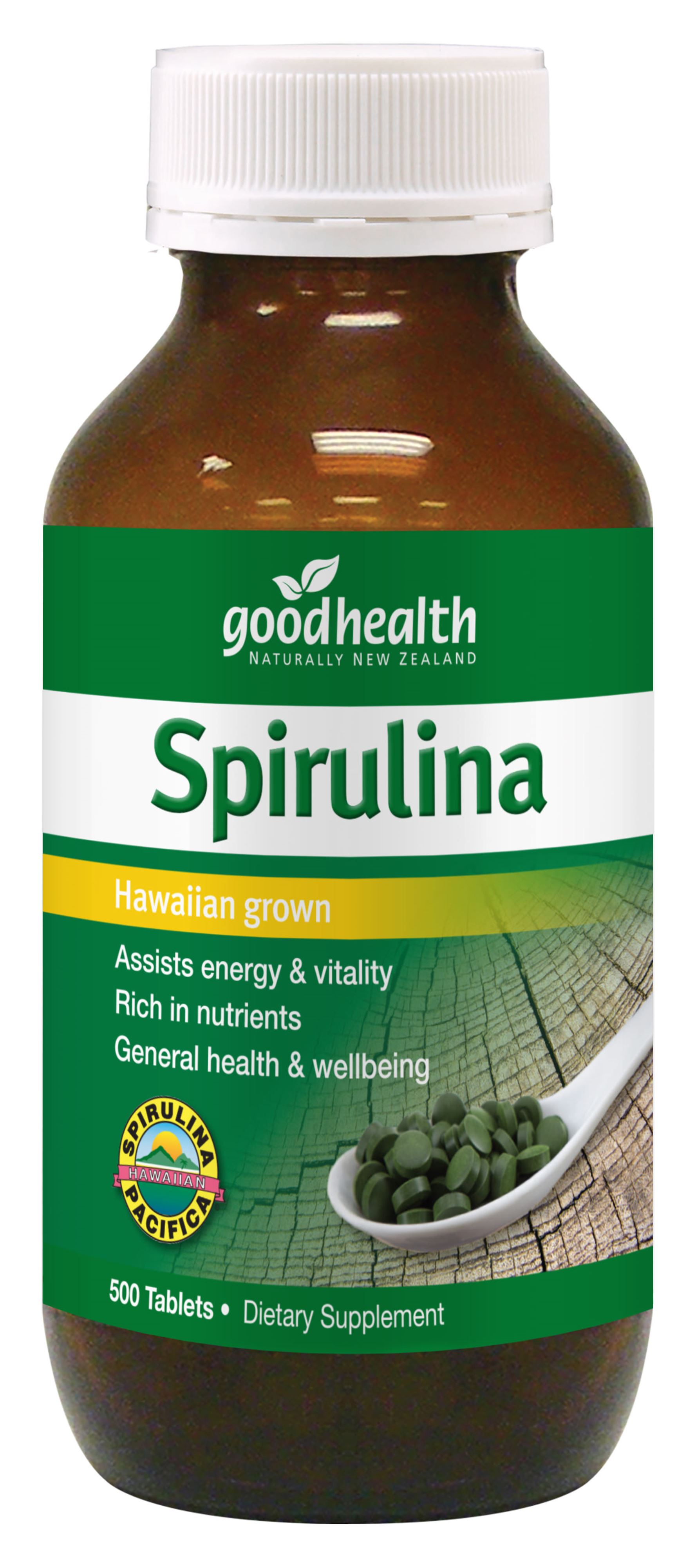 Good Health Spirulina 500 Tablets