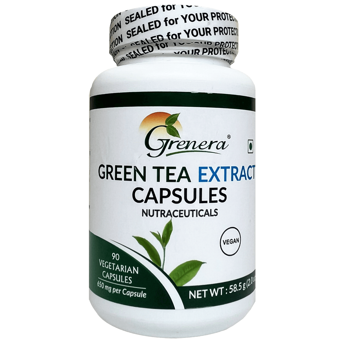 Grenera Green Tea Extract 650mg 90 Capsules