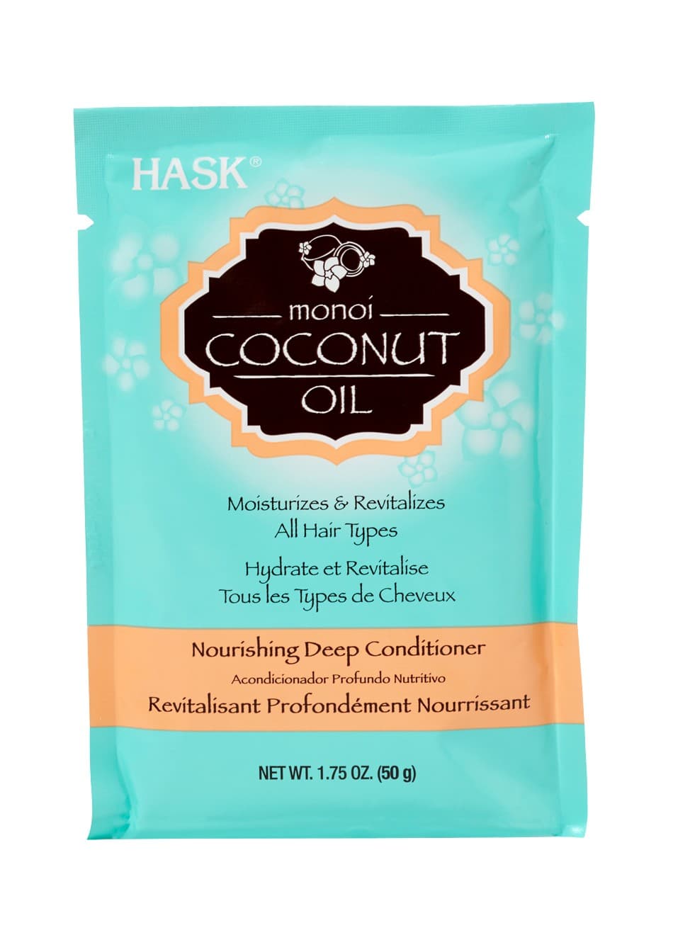 Hask Monoi Coconut Oil Nourishing Deep Conditioner Treatment Sachet 50g