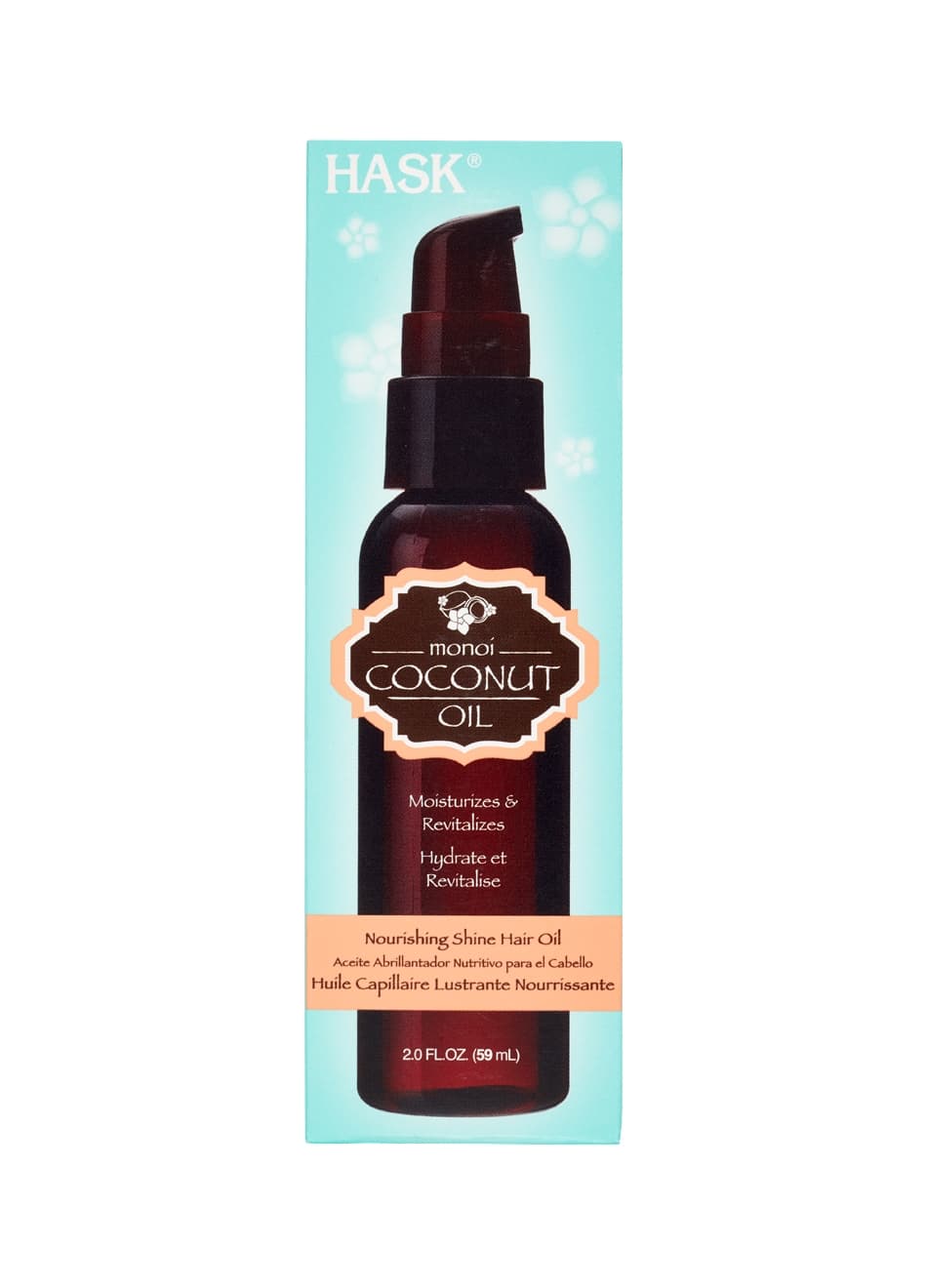 Hask Monoi Coconut Oil Nourishing Shine Oil 59ml