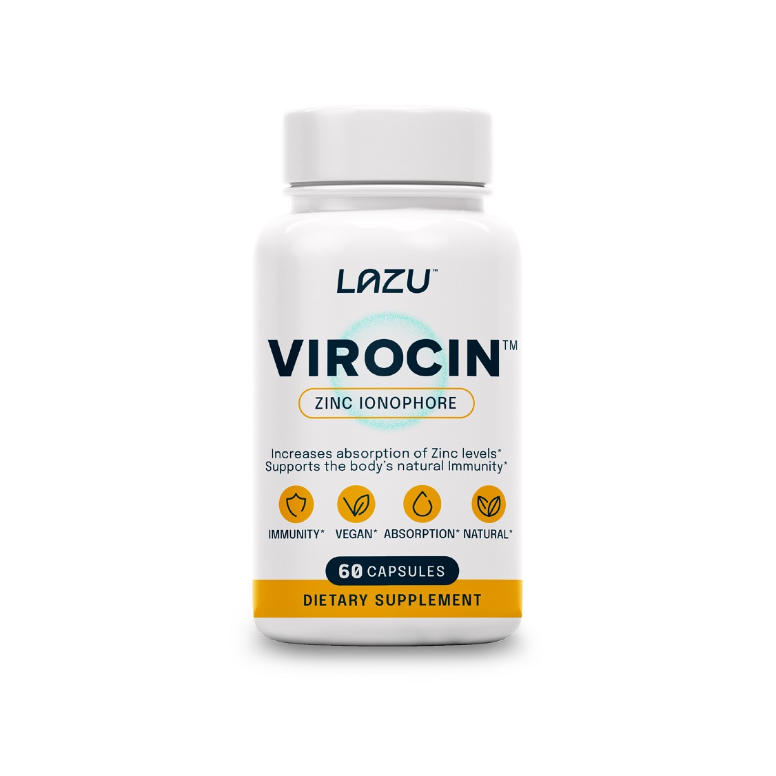 Lazu Virocin Zinc Ionophore 60 Capsules