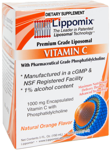 Lippomix Liposomal Vitamin C 1000mg 30 Sachets