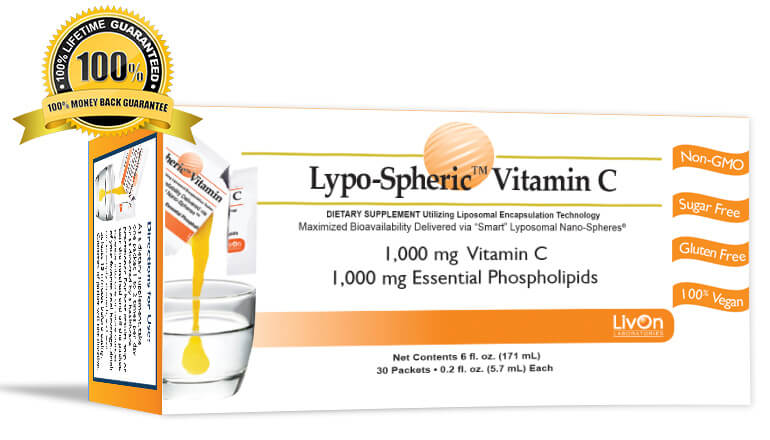 Livon Labs Lypo-Spheric Vitamin C 30 Pack