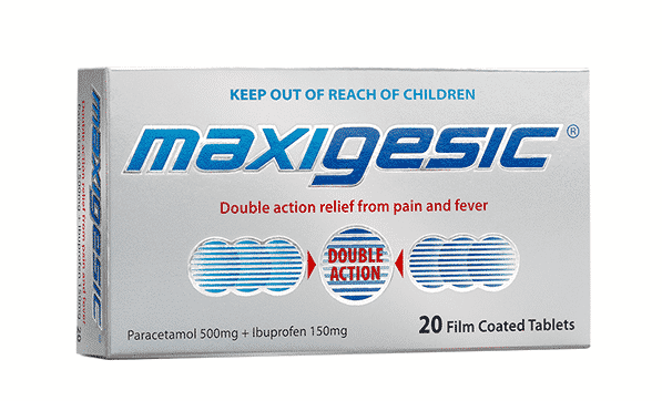 Maxigesic Pain Relief 20 Tablets