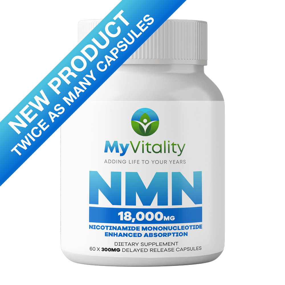 My Vitality NMN Nicotinamide Mononucleotide 300mg 60 Capsules