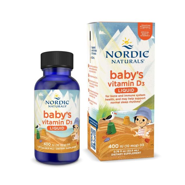 Nordic Naturals Baby's Vitamin D3 Liquid Unflavoured 22ml