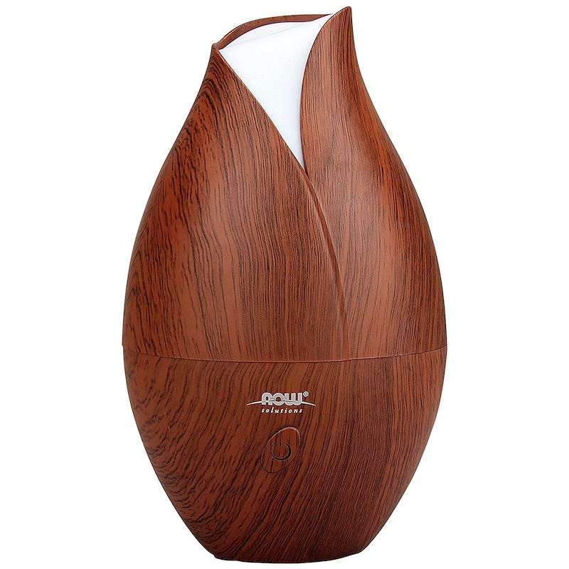 Now Foods Faux Wood Grain Ultrasonic Oil Diffuser