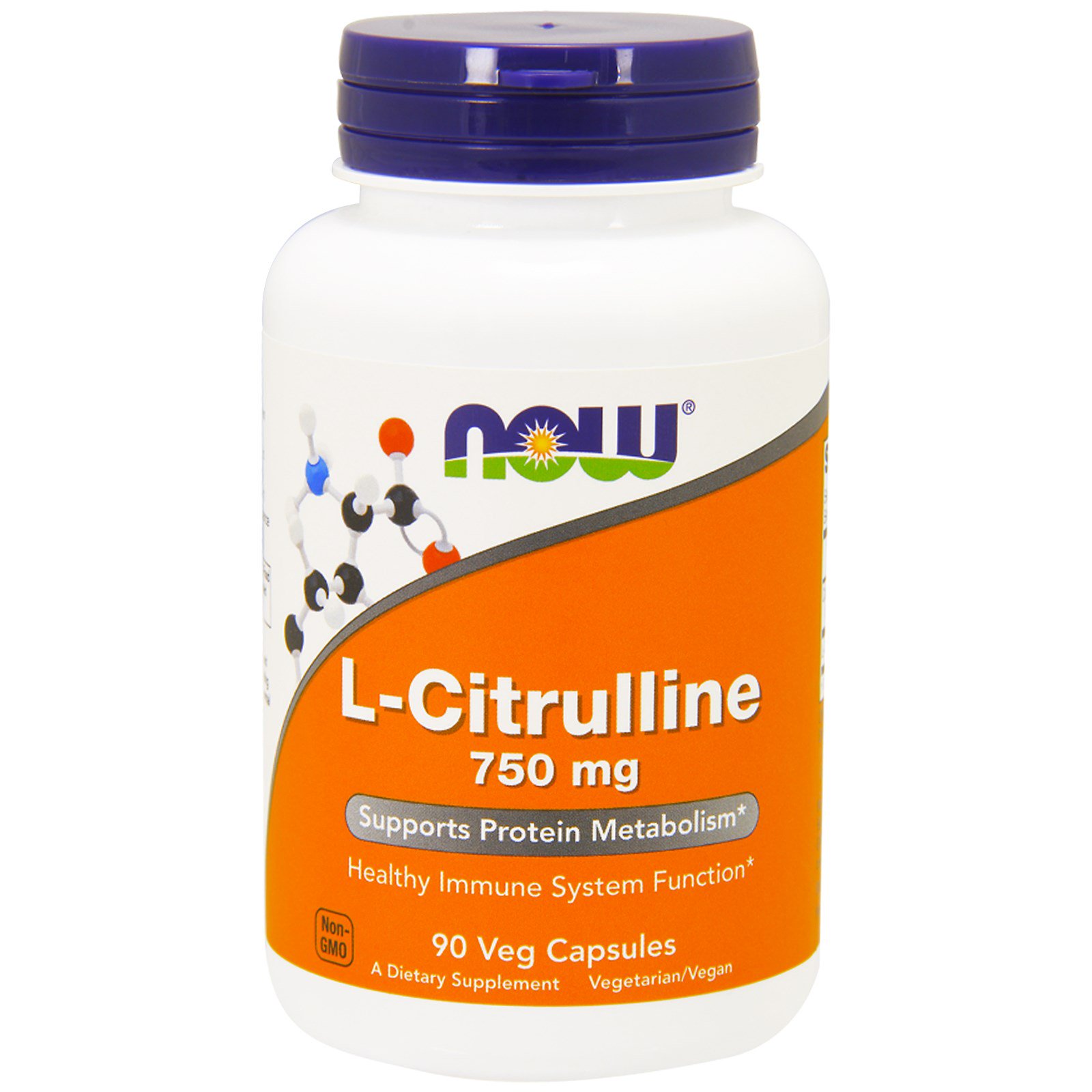 Now Foods L-Citrulline 750mg 90 Capsules