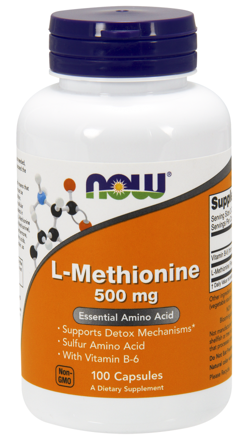 Now Foods L-Methionine 500mg 100 Capsules