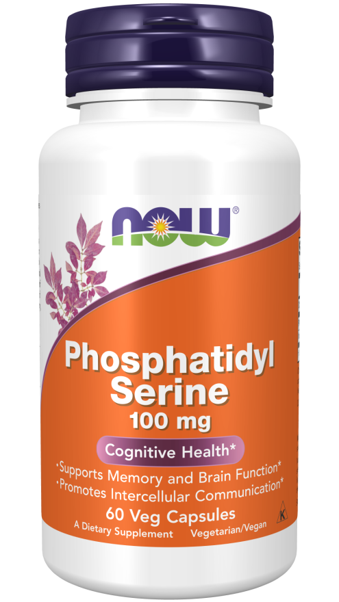 Now Foods Phosphatidyl Serine 100mg 60 Capsules