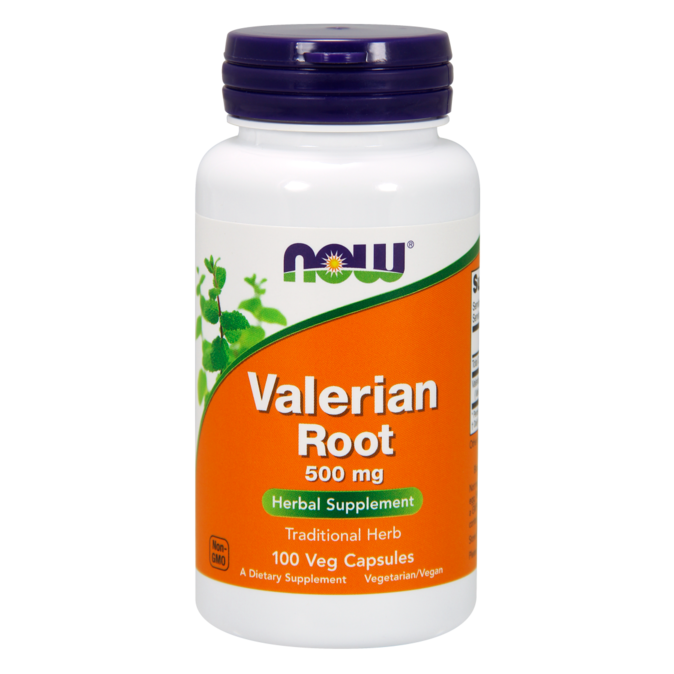 Now Foods Valerian Root 500mg 100 Capsules