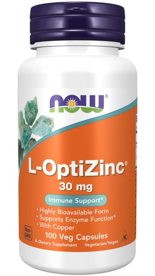 Now Foods Zinc L-OptiZinc 100 Capsules