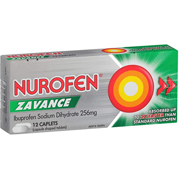 Nurofen Zavance 12 Caplets