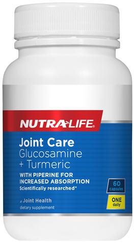 Nutralife Joint Care Glucosamine + Turmeric 60 Capsules