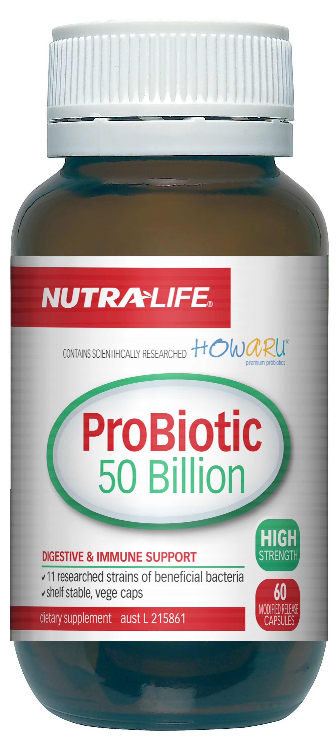 Nutralife ProBiotic 50 Billion 60 Capsules