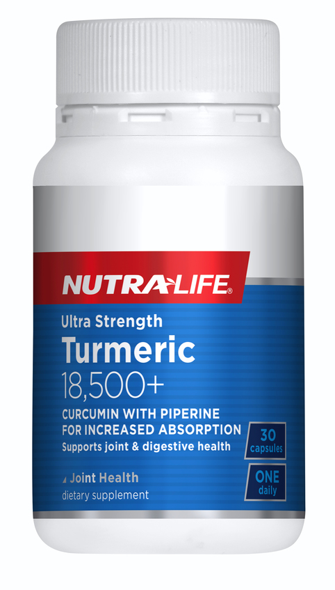 Nutralife Turmeric 18,500+ Ultra Strength 30 Capsules