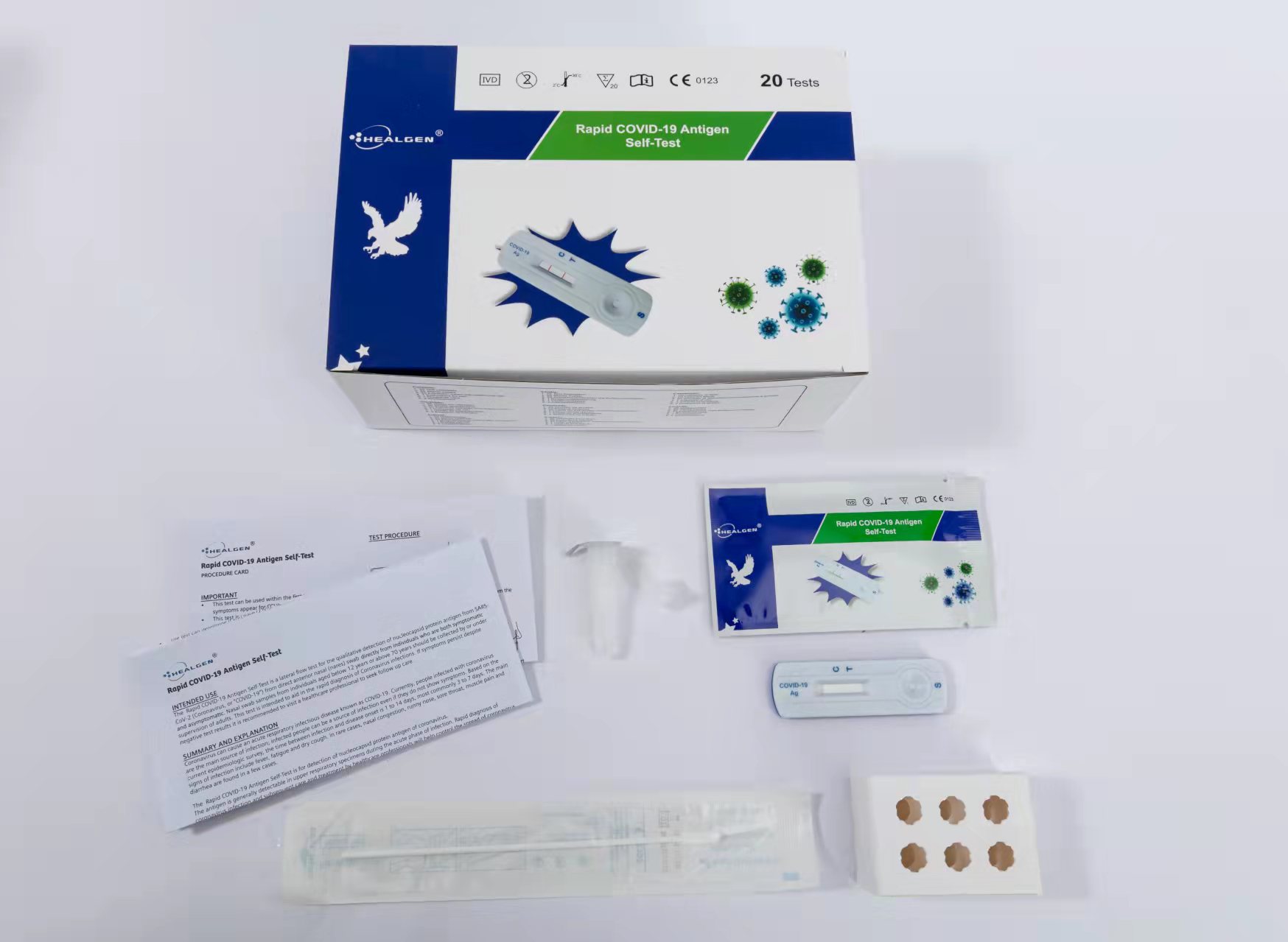 Healgen Covid-19 Rapid Antigen Self Test 20 Tests