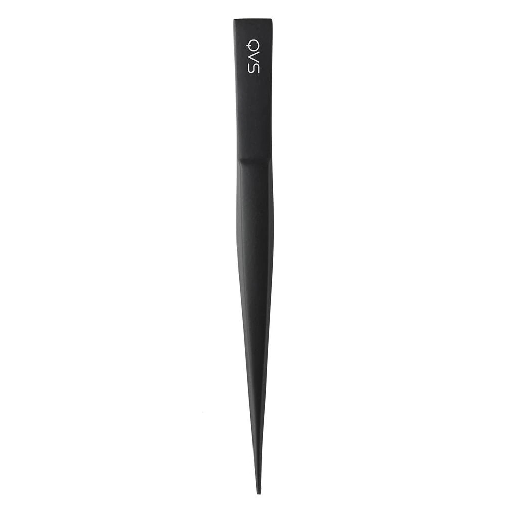 QVS Point Tip Tweezers Black